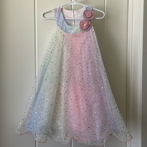 Shimmery Rainbow Princess Dress